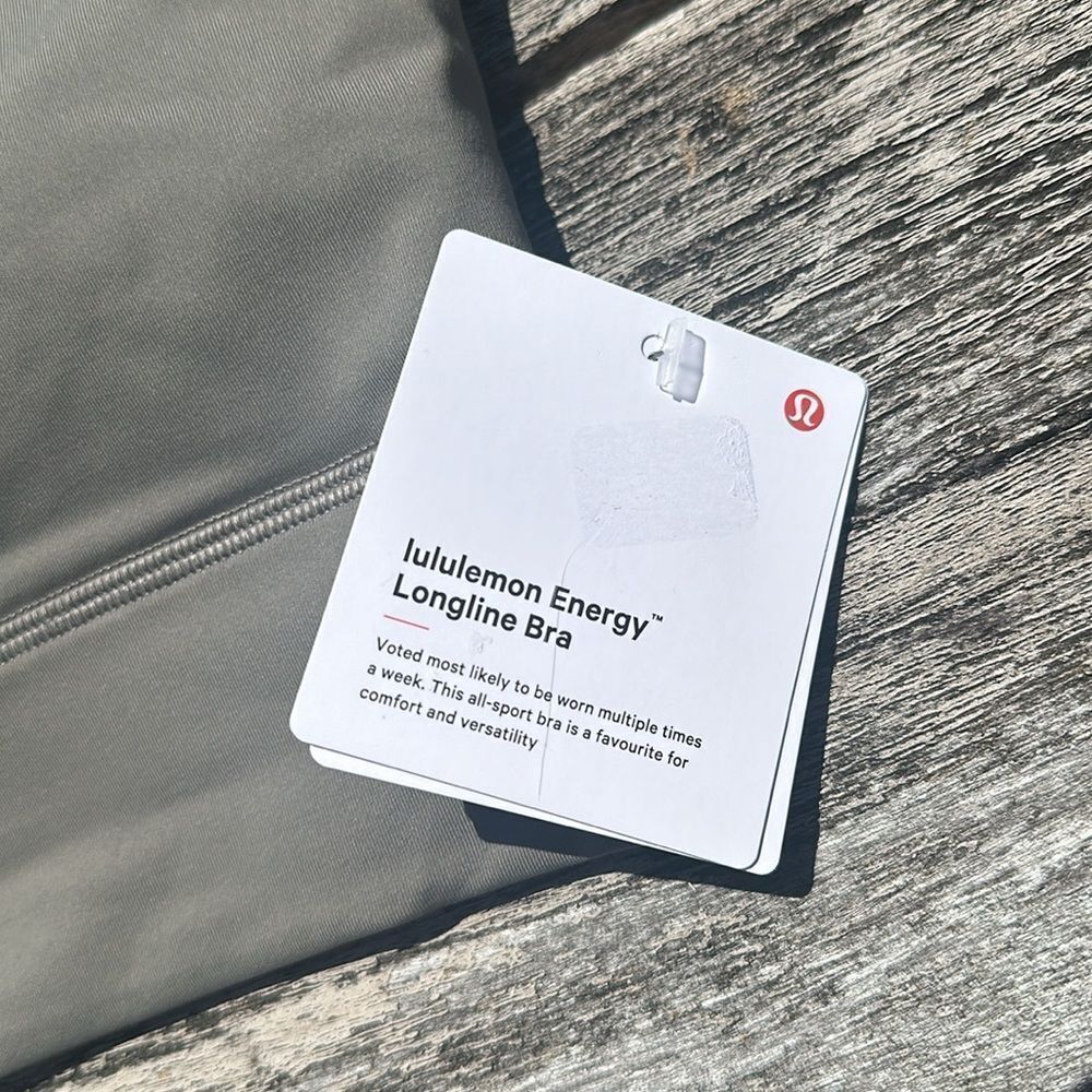 Lululemon Energy High-Neck Longline Tough Bra B–D Cups Rover size 6 NWT - Picture 5 of 8